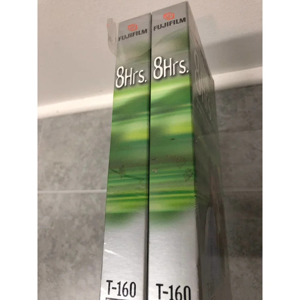 Fujifilm 8 Hrs. T-160 VHS Tape 2 Pack Individually sealed New